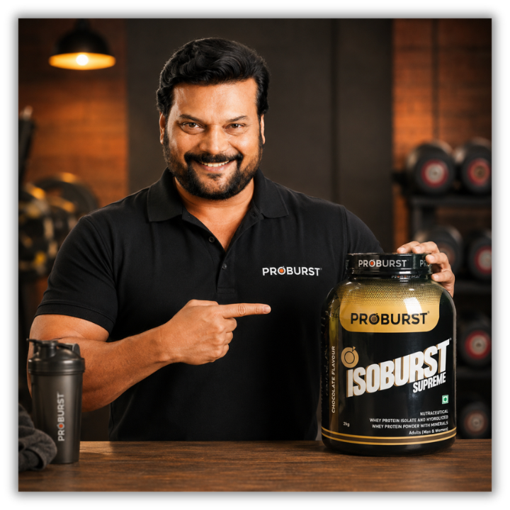 Proburst Isoburst Supreme Chocolate Flavour - Bangalore's no.1 Rated Whey Protein