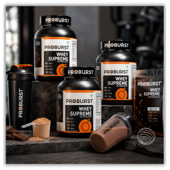 Proburst Whey Supreme Double Chocolate - Bangalore's no.1 Rated Whey Protein