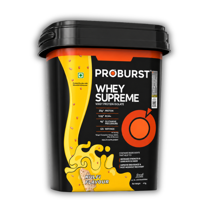 Proburst Whey Supreme Kulfi - Bangalore's no.1 Rated Whey Protein