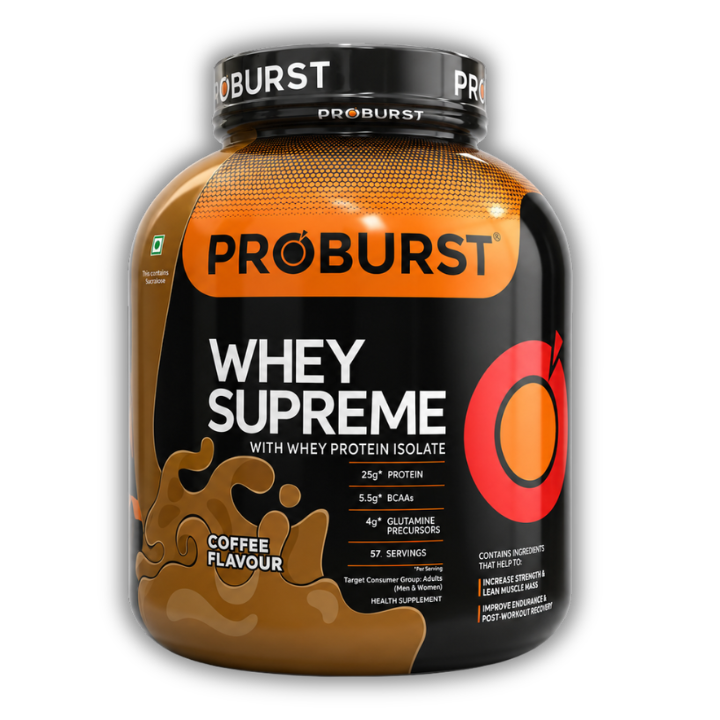 Proburst Whey Supreme Coffee - Bangalore's no.1 Rated Whey Protein