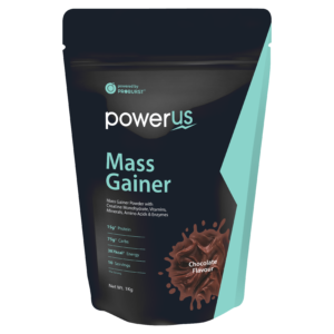 Powerus Mass Gainer Powder (1kg, Chocolate Flavour)