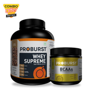 Proburst Whey Supreme 2kg + Proburst BCAA 250gm
