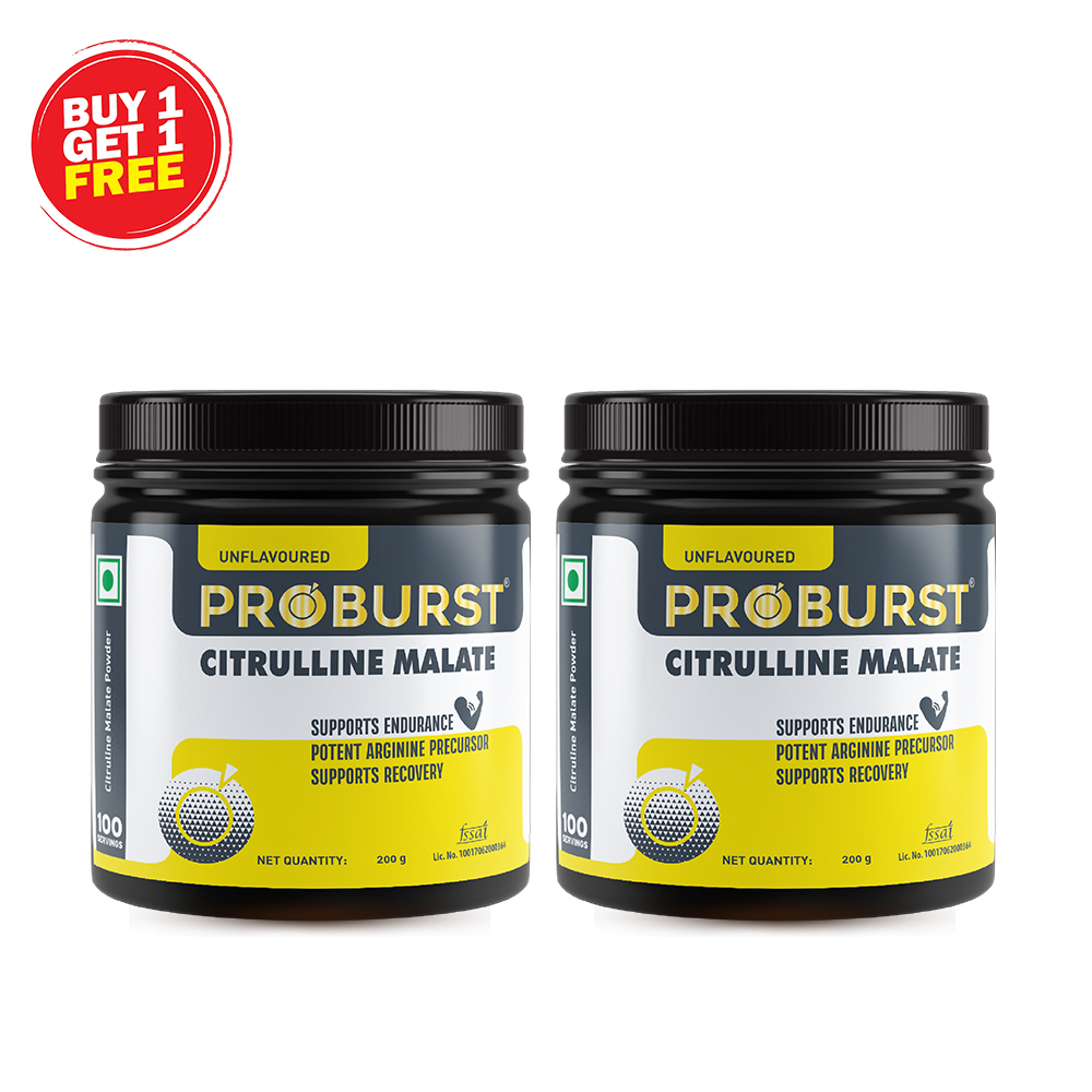Buy 1 Get 1 Free: Proburst Citrulline Malate 200Gm